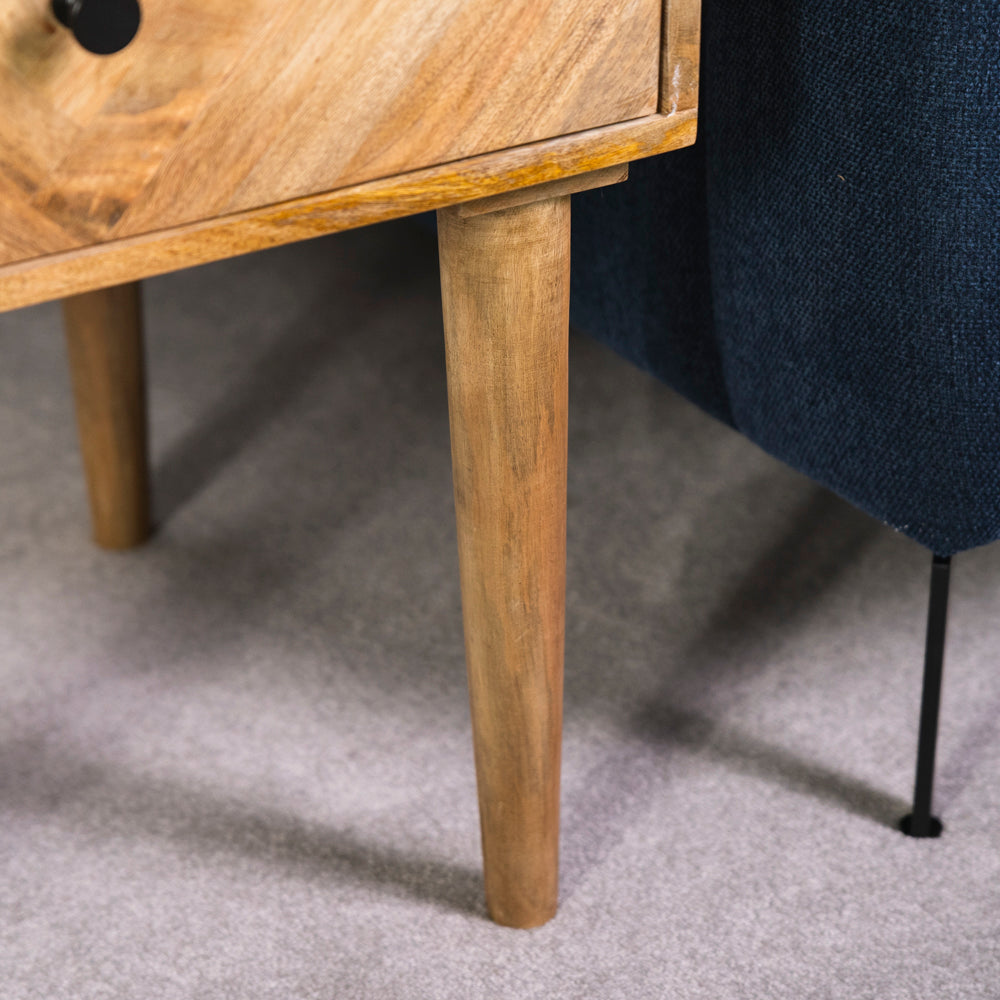 Nautilus 1 Drawer Lamp Table