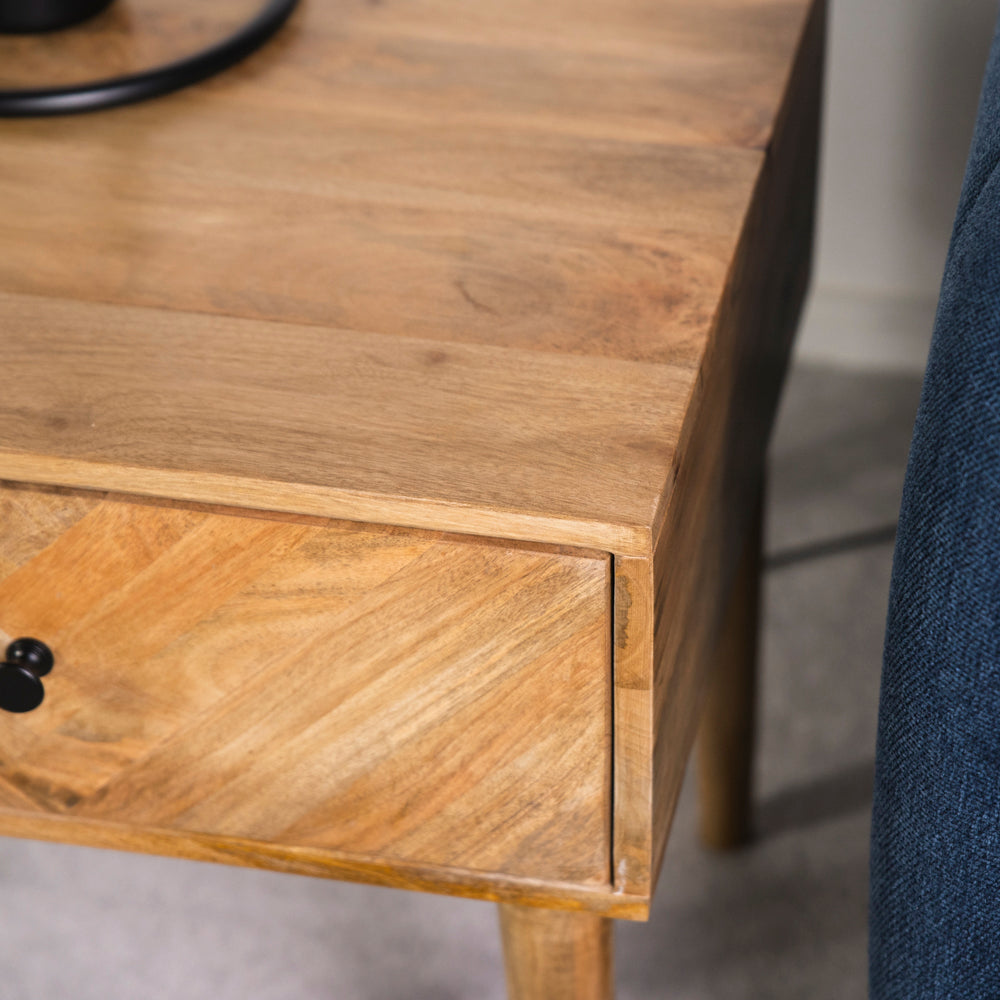 Nautilus 1 Drawer Lamp Table