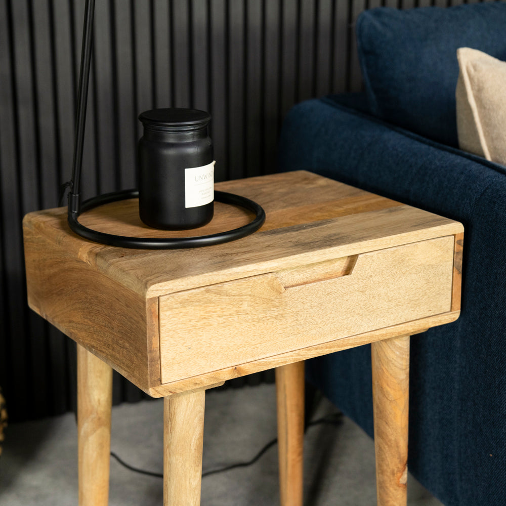 Santa Maria 1 Drawer Lamp Table