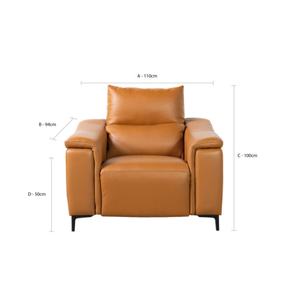 Dohar Leather Power Recliner Chair