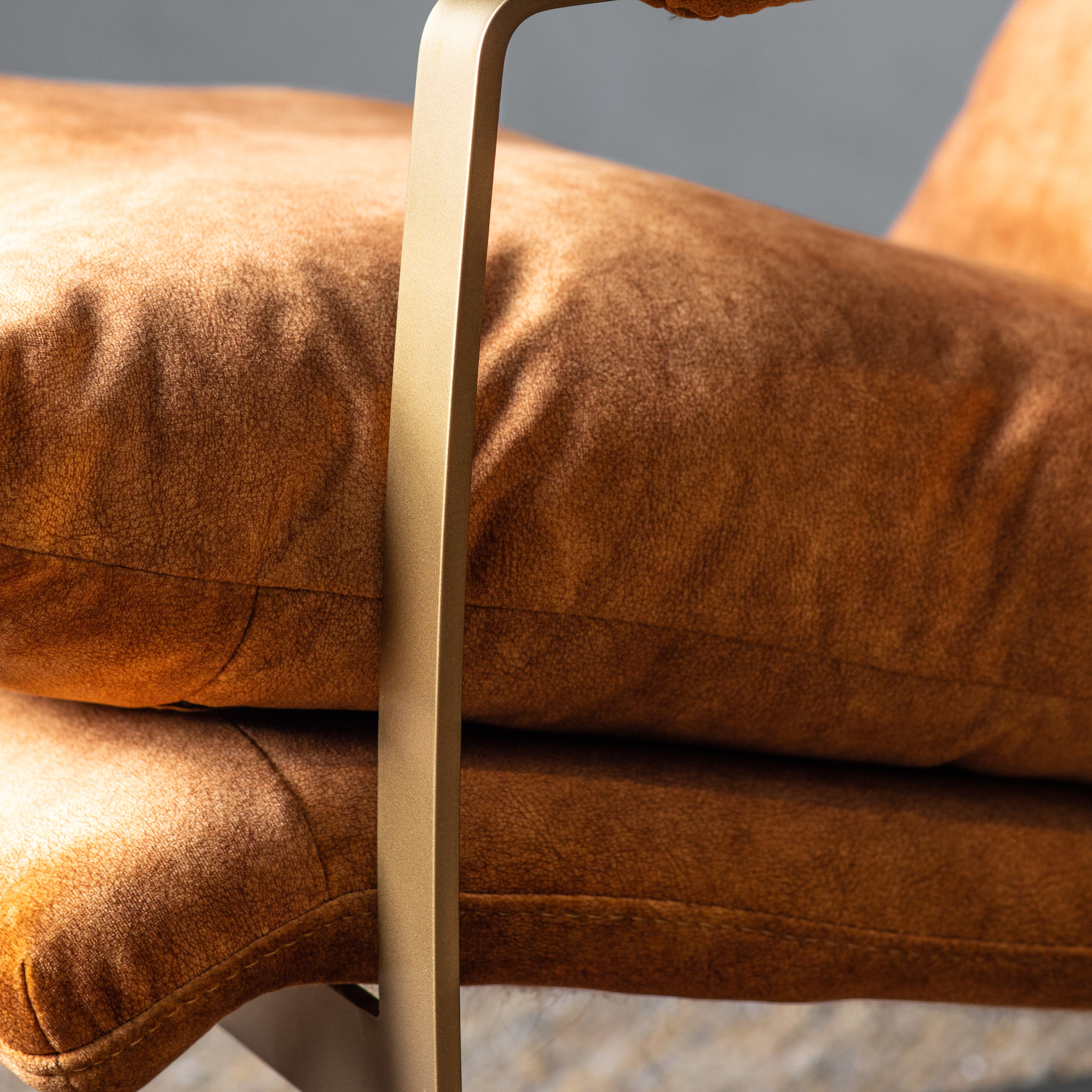 Paxton Ochre Lounger Chair