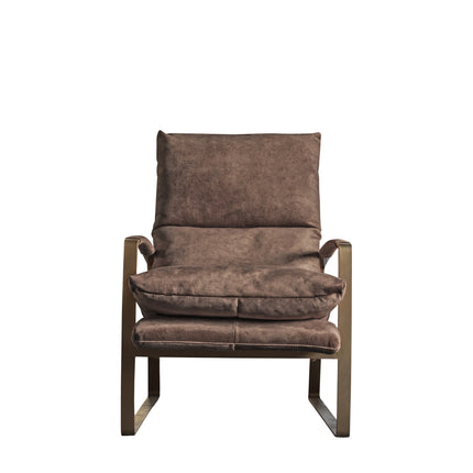 Paxton Brown Lounger Chair