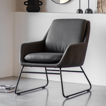 Colby Charcoal Chair