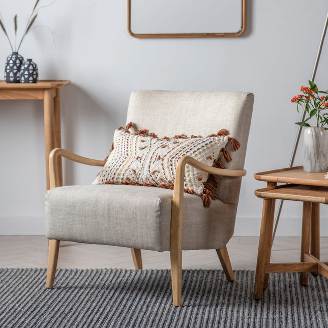 Walden Natural Linen Armchair