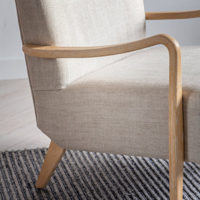 Walden Natural Linen Armchair