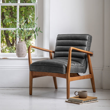 Reno Antique Ebony Armchair