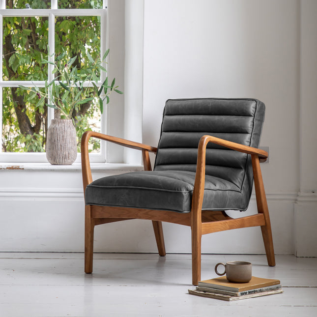 Reno Antique Ebony Armchair