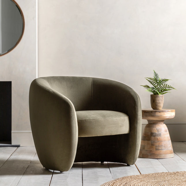 Bello Green Armchair