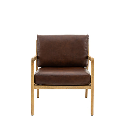 Lucca Brown Armchair