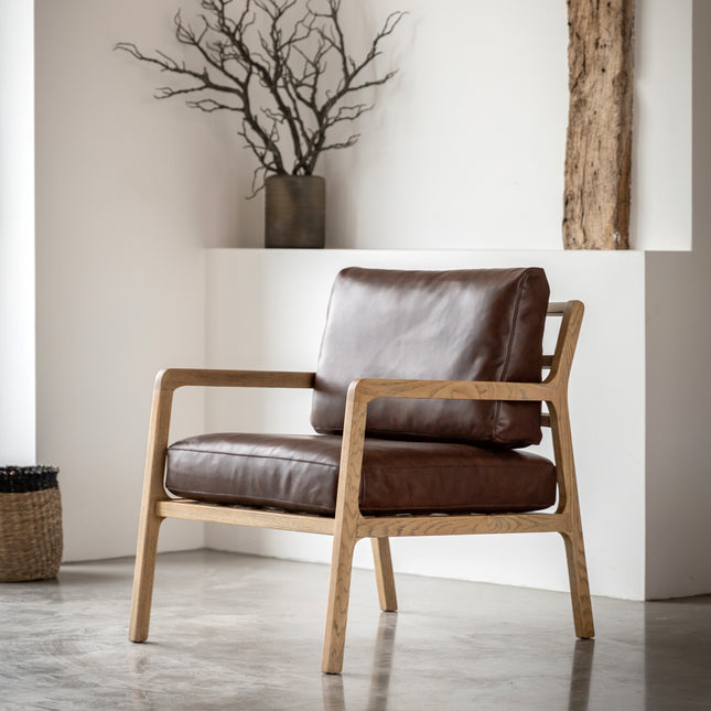 Lucca Brown Armchair