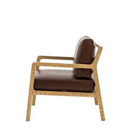 Lucca Brown Armchair