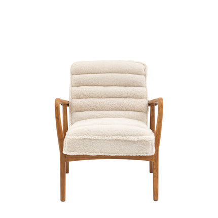 Reno Cream Sheepskin Armchair