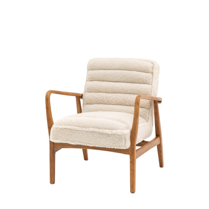 Reno Cream Sheepskin Armchair