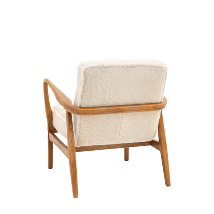 Reno Cream Sheepskin Armchair