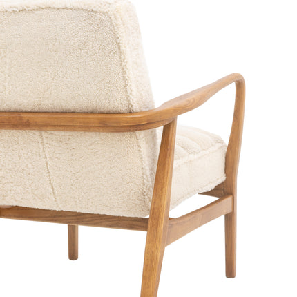 Reno Cream Sheepskin Armchair