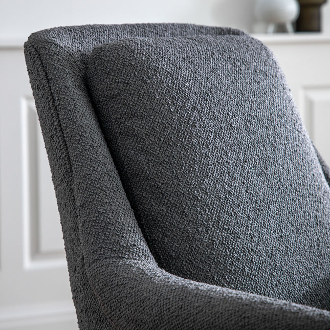 Harrington Dark Grey Armchair