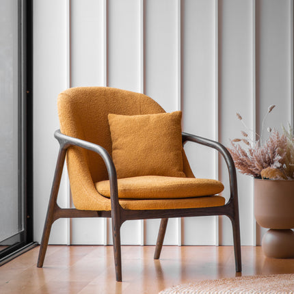 Alegra Ochre Armchair