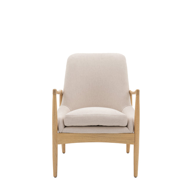 Venezia Natural Linen Armchair