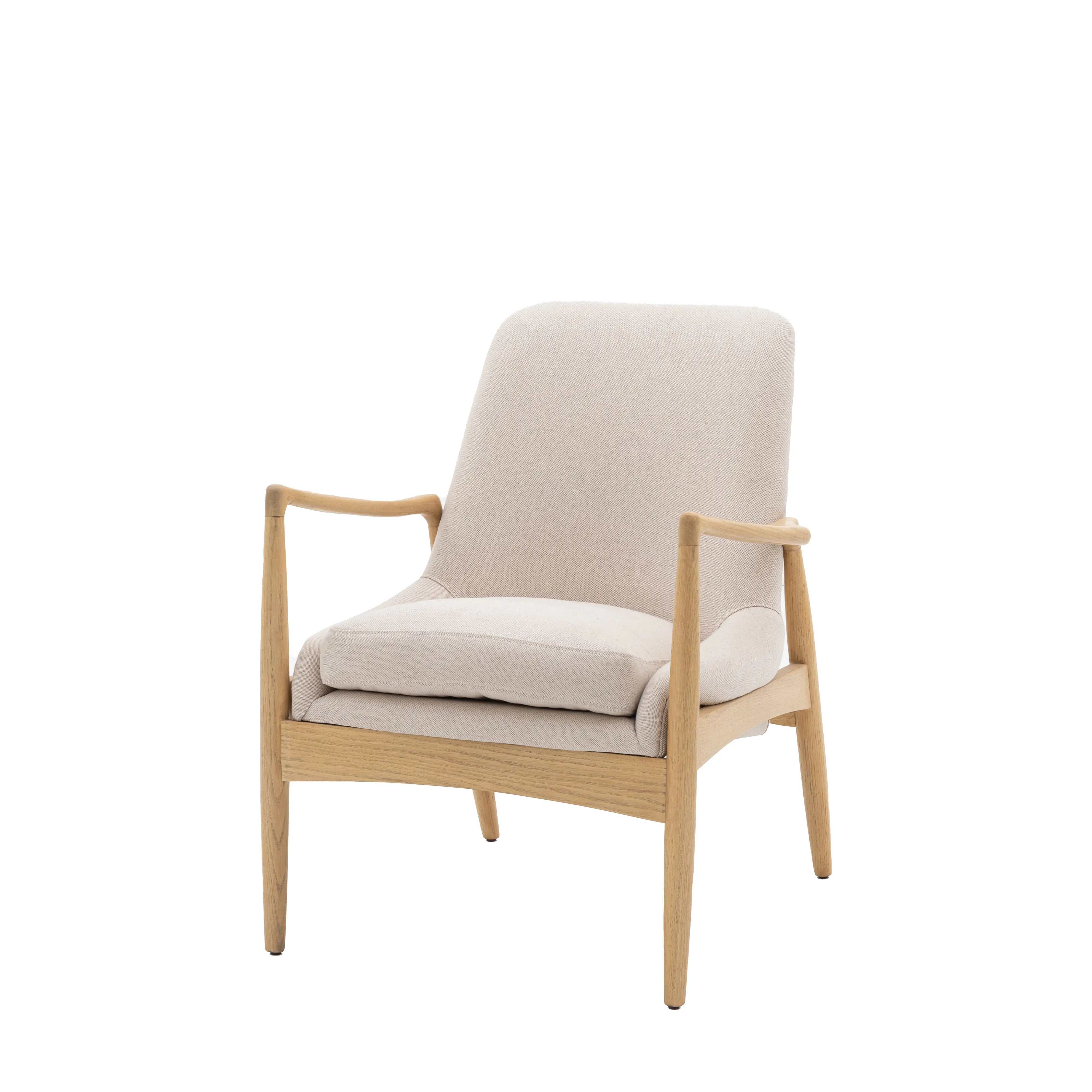 Venezia Natural Linen Armchair