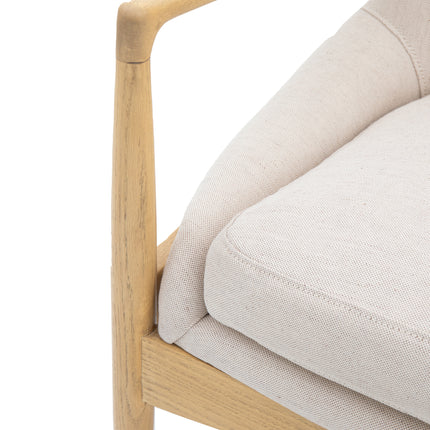 Venezia Natural Linen Armchair