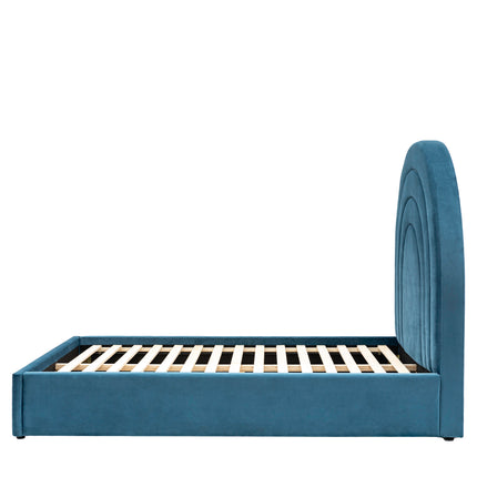 Arch King Size Blue Bedstead