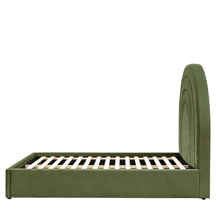 Arch King Size Olive Bedstead