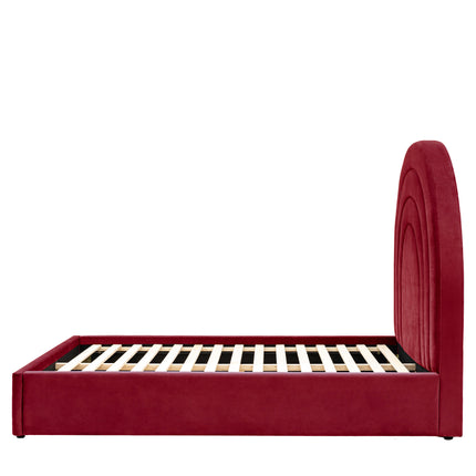 Arch King Size Red Bedstead