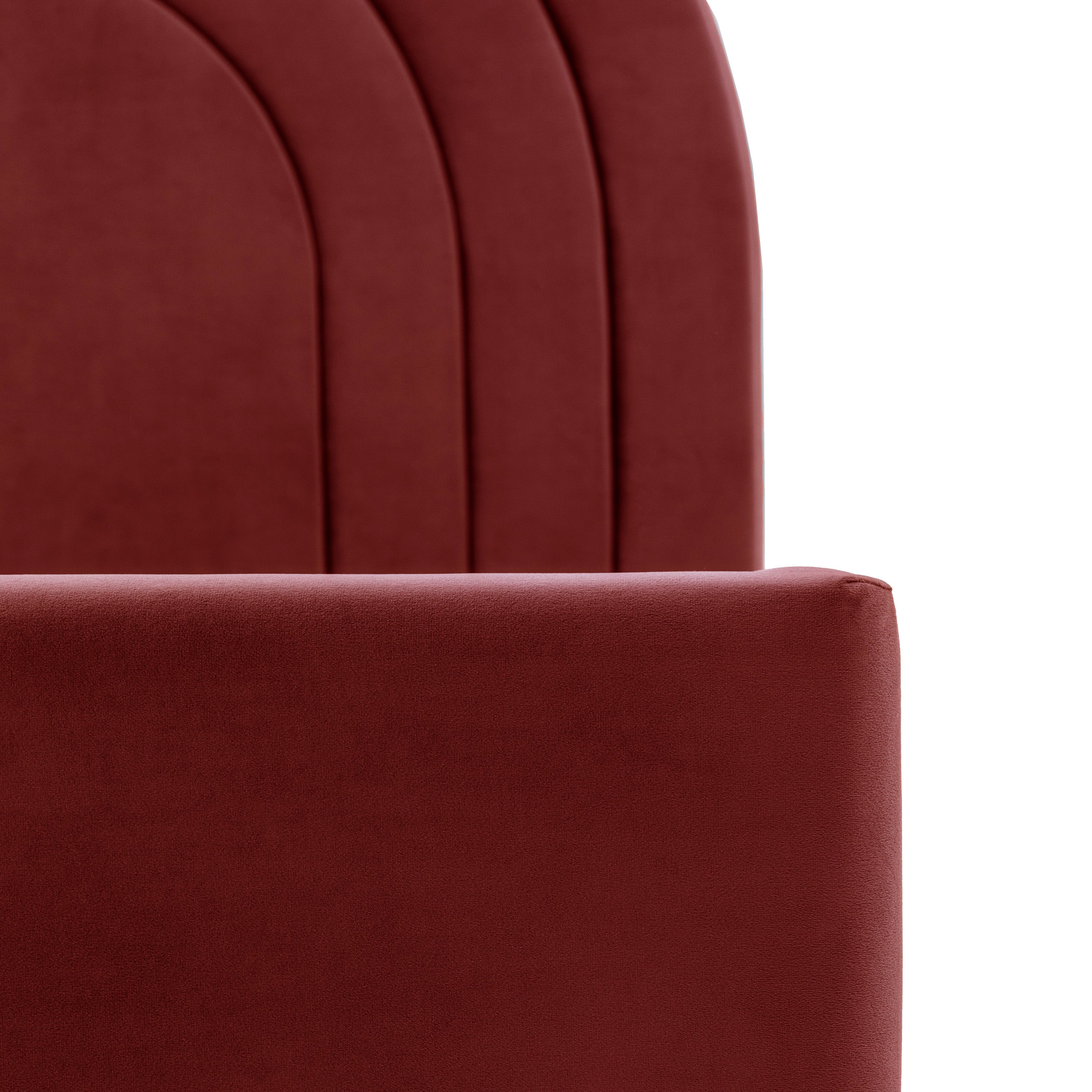 Arch King Size Red Bedstead