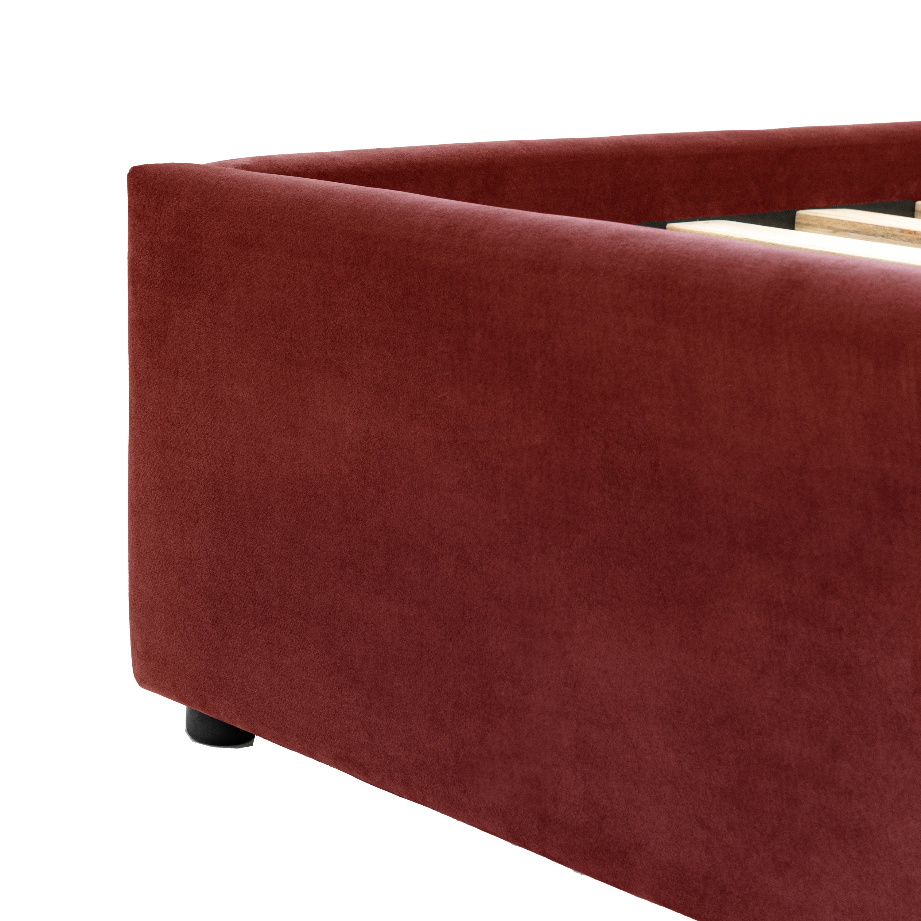 Arch King Size Red Bedstead