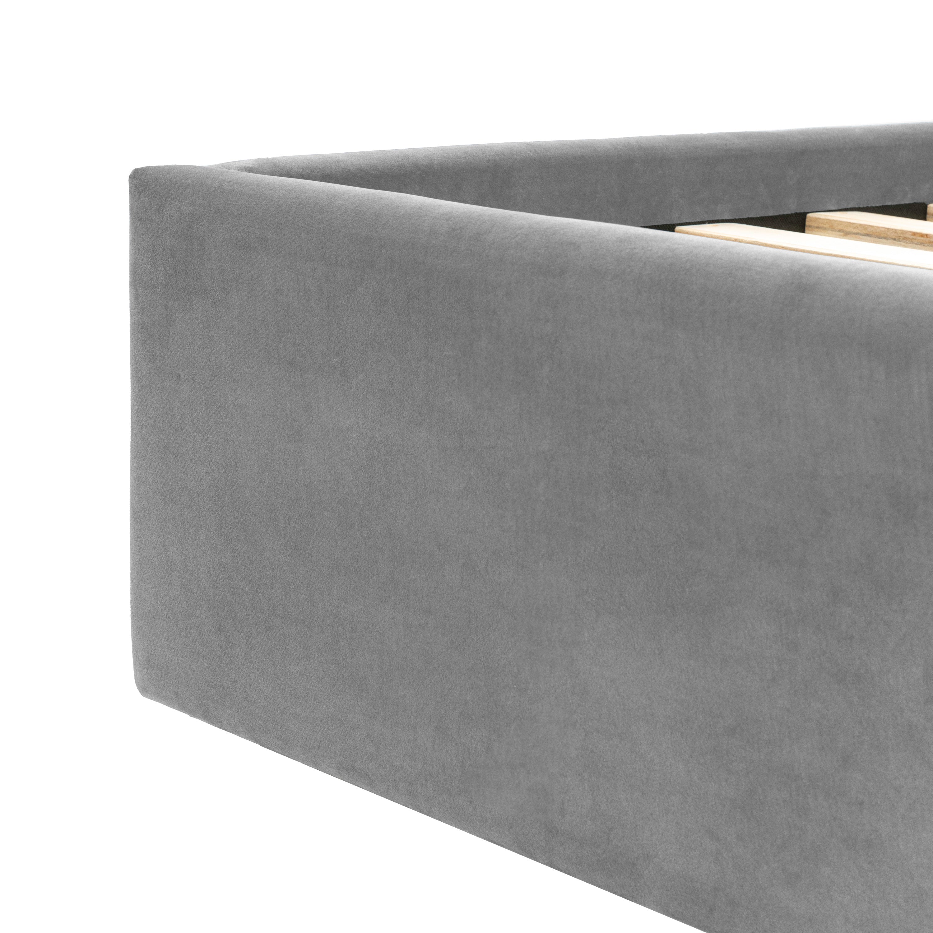 Arch King Size Grey Bedstead