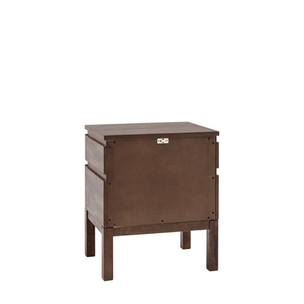 Serenity Brown 2 Drawer Bedside Chest