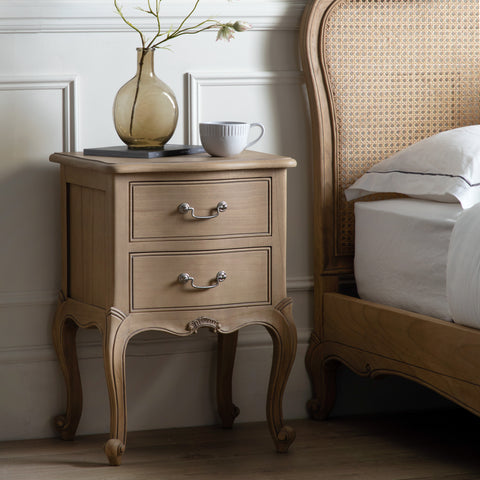 Montpellier 2 Drawer Bedside Table