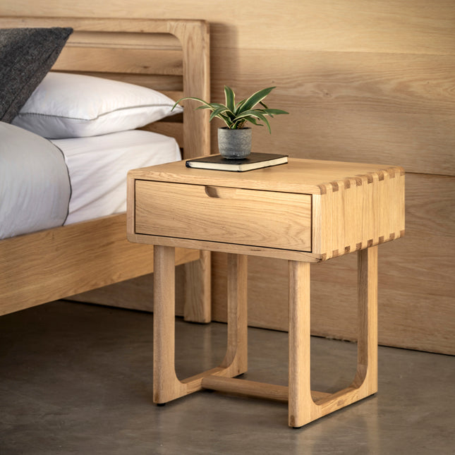 Langley 1 Drawer Bedside Table