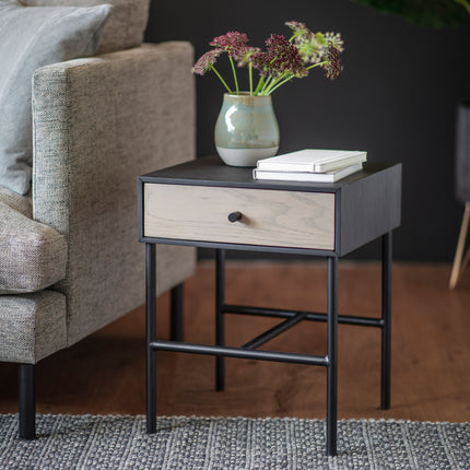 Redmond 1 Drawer Bedside Table