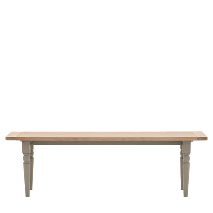 Huntington Light Grey Dining Bench