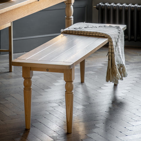 Huntington Natural Dining Bench