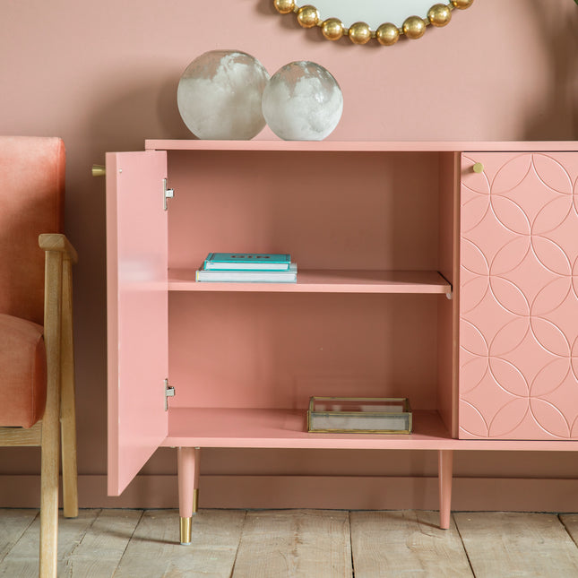 Thornfield Pink 2 Door Cabinet