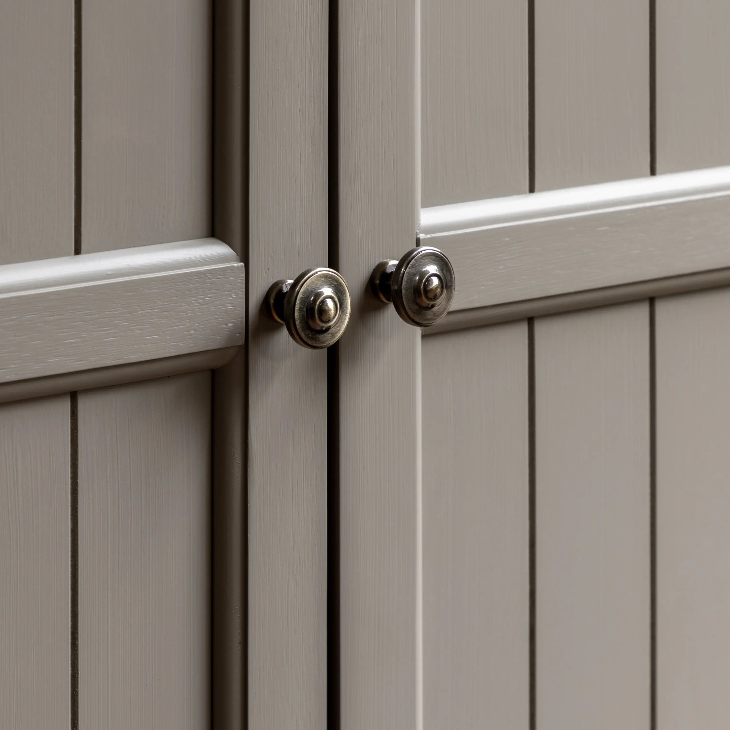 Huntington 2 Door Light Grey Cupboard