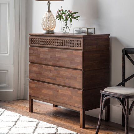 Serenity Brown 4 Drawer Chest