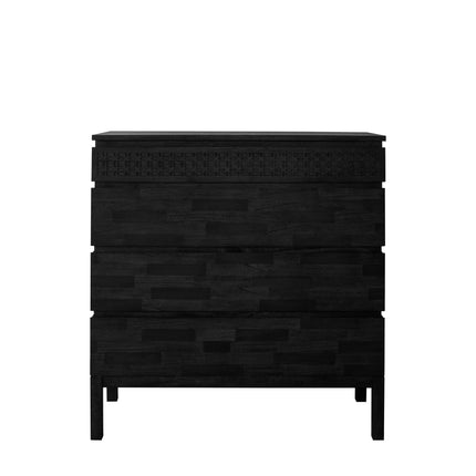 Serenity Black 4 Drawer Chest