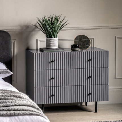 Kensley Grey 3 Drawer Chest