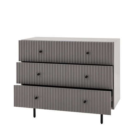 Kensley Grey 3 Drawer Chest