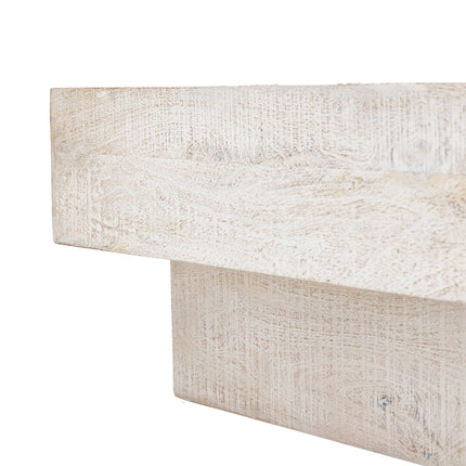 Dakota Whitewash Coffee Table