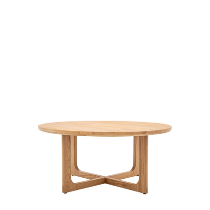 Langley Round Natural Coffee Table