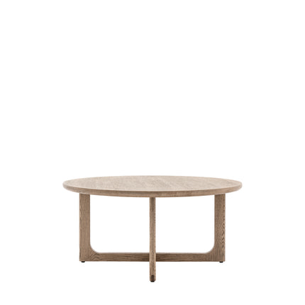 Langley Round Smoked Coffee Table