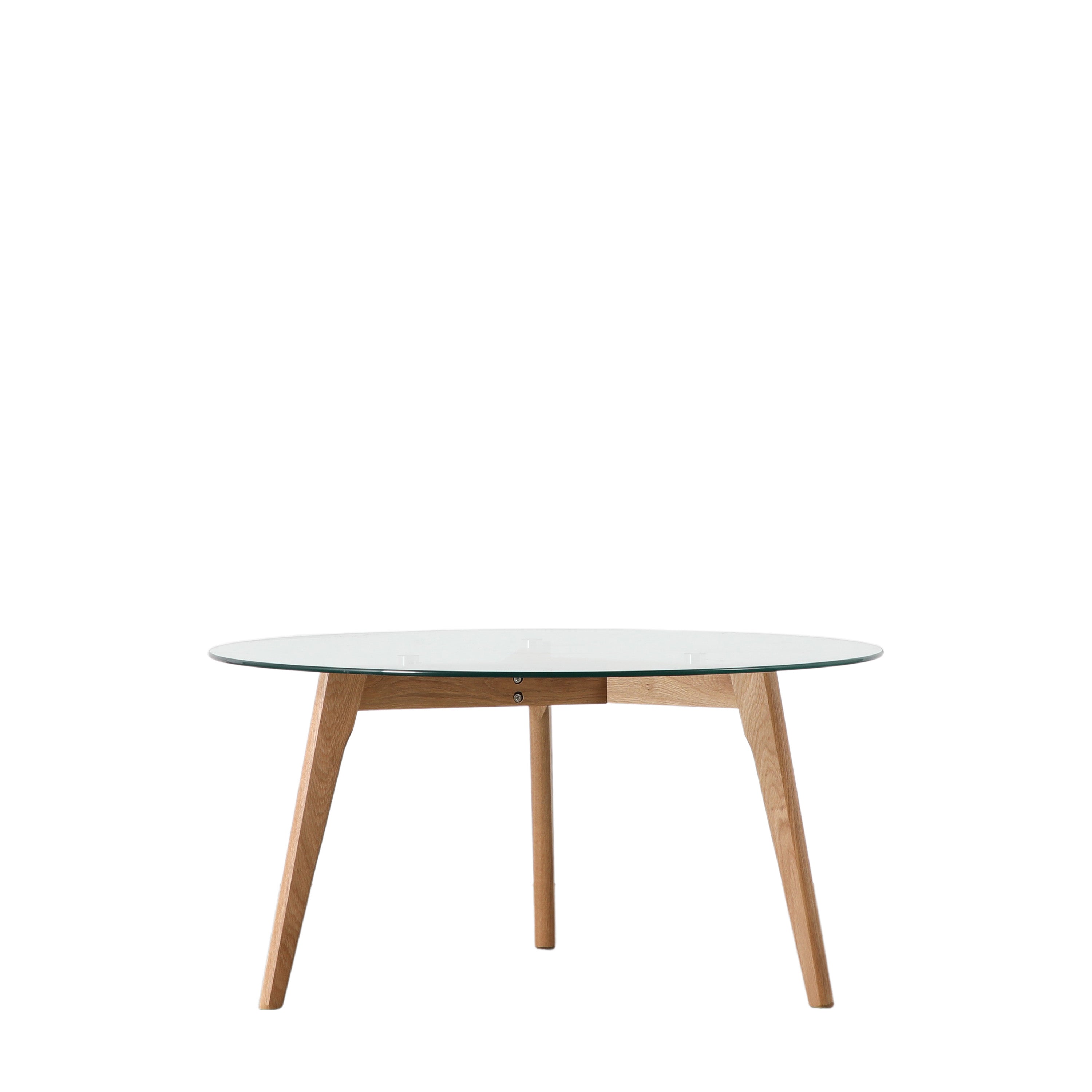 Langford Clear Round Coffee Table