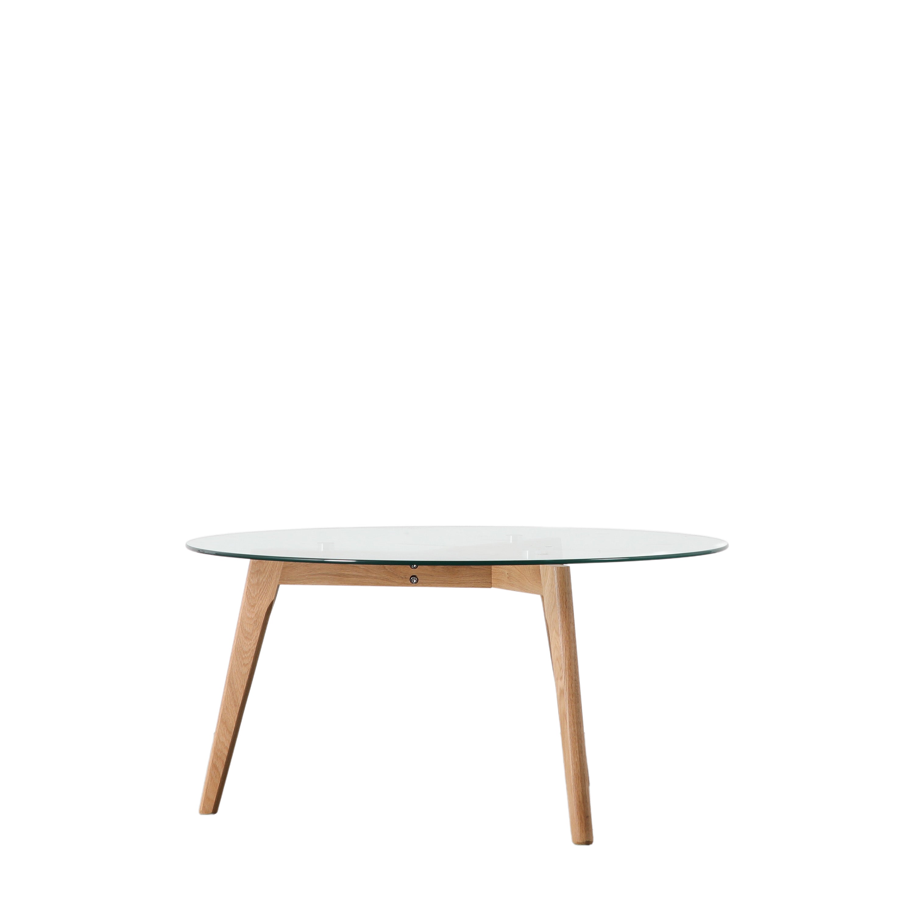 Langford Clear Round Coffee Table