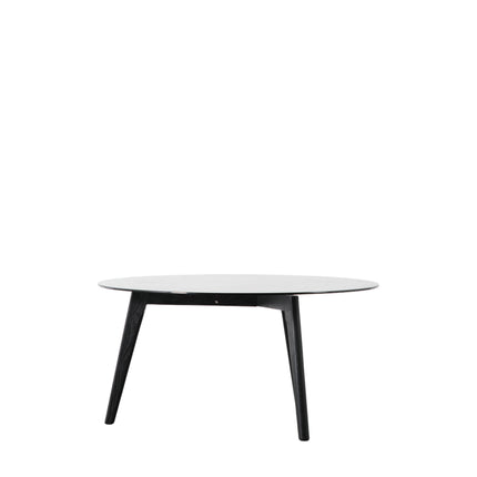 Langford Black Round Coffee Table