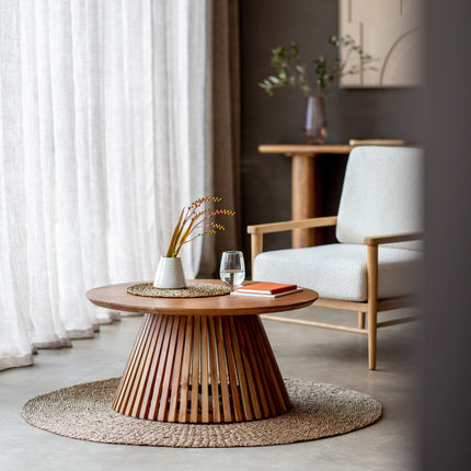 Cedar Slatted Coffee Table