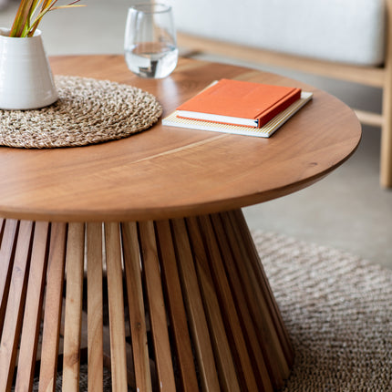 Cedar Slatted Coffee Table